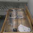 Finnhomy 2-Tier Commercial Grade Rolling Cart, Heavy Duty Utility Cart, Carts with Wheels and Handles, Kitchen Cart on Wheels, Metal Serving Cart with 700 lbs Capacity, Shelf Size NSF, 23.6"D x 55.1"W x 39.3"H