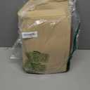 DOIAPUOS Felt Purse Organizer Insert for Longchamp Le Pliage L Bag, Handbag Leather edge Longchamp Organizer Insert with Cup Holder Tote Organize(Beige, Large)