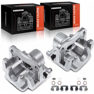 A-Premium Disc Brake Caliper Assembly with Bracket Compatible with Select Toyota Models - RAV4 2012 2013 2014 2015 2016 2017 2018 - Rear Driver and Passenegr Side, 2-PC Set