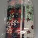 Christmas Pillow Covers 1818 Inch Set of 4, Christmas Winter Holiday Throw Pillow Covers Decorations for Sofa Couch Cushion (Letter)