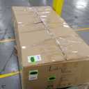 SOFA W / WOOD BASE & 2 PILLOWS - NAVY