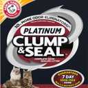 ARM & HAMMER Clump & Seal Platinum Clumping Cat Litter Odor Control, Multi-Cat, 14-Day Odor Control, Online Exclusive Formula, 40 Lbs