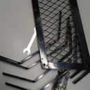 Aifanss Fireplace Grate with Ember Retainer, 17" Fireplace Log Holder Solid Cast Iron Firewood Log Burning Rack 1/ 2" Bar for Fire Pit Kindling Indoor Stove Outdoor Chimney Hearth Camping Accessories