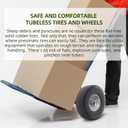 AR-PRO (2-Pack) 10-Inch Solid Wheel Replacement - 4.10/3.50-4 Flat Free Tire and Wheel with 5/8 extra 3/4 &1/2 Bearings and 2.25" Offset Hub - Compatible with Hand Truck, Generator, Gorilla Carts