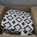 idee-home Outdoor Chair Cushions Set of 2, 17" x 17" D-Shaped