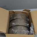 ARTR 2" x 50' Titanium Exhaust Header Heat Wrap 3 Rolls with 30PCS 11.8 Inch Stainless Steel Locking Ties