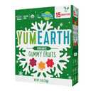 YumEarth Holiday Organic Gummy Fruits 15ct Box Allergy Friendly Christmas Candy, Dye Free, Gluten Free, Non GMO Fruit Snacks (Size - 7.5 Ounce (Pack of 1))