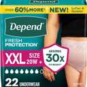 Depend fresh protection XXL