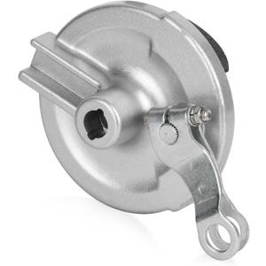 Front Rear Drum Brake Pad Shoe, PSLER motorcycle Wheel Brake Shoe Drum Hub Cover Suitable for XR50 CR50 CRF50 mini motorcycles produced in China (Imitation brand models), Silver
