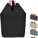 Cover for Bella 2 Slice Slim Toaster, 2-Slice Toaster Cover, Waterproof Heat-Resistant Dust-proof Toaster Cover Case Heavyweight Thickened Toaster Dust Cover with Handle (Only Cover-Black)