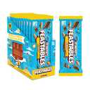 MrBeast Feastables Almond Milk Chocolate Bar, King Size, 10 Count, Roasted Almond Chocolate Candy, Fairtrade Cocoa, 2.1oz Each (EXP 05/14/26)