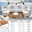 HXBYX EVA Foam Boat Flooring, 3M Self-Adhesive Faux Teak Marine Decking
