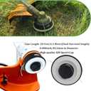 C3-2 Trimmer Head for Stihl Autocut C3-2 FSA57 FSE52 FSA 57 FSE 52 Weed Eater String Trimmer Head Replaces 4009-710-2106,Weed Wacker Replacement Parts with 0.080" Pre-Wound Double Line,2-Pack