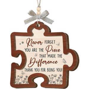 Thank You Ornament 2025 - Unique Appreciation Gifts for Coworkers, Christmas Ornaments for Nurses, Elegant Birthday Gifts for Women Sisters Aunts, Thoughtful Retirement Gift for Teachers