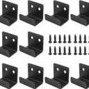 10Pcs Stainless Steel Tile Hanger Bracket Hook, Heavy Duty J Hook for Mirrors, Picture Frame, Ceramic Wall Display (20mm Inner Width)