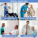 Transfer Belt Transfer Sling for Nursing Patients, Standing & Supports & Transfer Aids for Elderly, Gait Belt for Patient Care, Transfer Belt for Bedridden Patient (Blue)