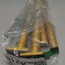 CHICTIE Gold Shower Curtain Hooks, Rustproof Shower Curtain Rings for Bathroom, Metal Shower Hooks for Shower Curtain Rod, Modern Decorative Shower Curtain Hangers Set of 12, Round Heavy Duty Design