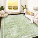 Istana 9x12 Area Rug - Light Green 9 x 12 Area Rugs for Living Room - Foldable 9x12 Rugs for Bedroom/Living Room Rug -Stain Resistant Washable Rugs - Eco-Friendly Area Rugs Sage Green