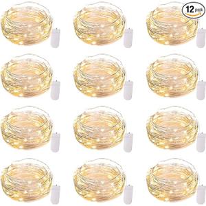 12 Pack Star Fairy Lights