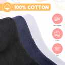 Cozypower 4 Pairs Calf Knee High Sock for Girl Kid Boy, Cotton School Uniform Unisex Solid Seamless Sock for Dress (Medium, Balck,white,navy Blue)