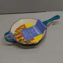 Crock Pot Artisan 10 Inch Enameled Cast Iron Round Skillet, Teal Ombre
