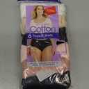 Hanes women's Hi-Cut Panties Pack, Lightweight Cotton Hi-Cuts, 6-Pack (Retired, 10)