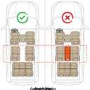 Floor Mats Cargo Liner for Chevy Traverse Enclave 2009-2017,7 Pcs Car Mats