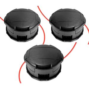3 Pack String Trimmer Head compatible for Echo Speed Feed 400 SRM-230 SRM225 SRM-210 SRM2100 Echo Weed Eater PAS210 PAS211 PAS225 PAS230 PAS260 Shindaiwa T195S T220 T222 T230 T231 Straight Shaft