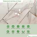 30-Sheet Marble Subway Tile Peel and Stick Tile, 4 in. x 12 in. Stone Composite Waterproof Backsplash Tiles for Kitchen, Bathroom, Fireplace(Gold Marble)