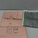 Separate Recycling Waste Bin Bags for Kitchen Home - 42 Gallon Recycling Bins (Pink, Green, Gray) Waste Trash Sorting Organizer, Reusable Waterproof, Pack of 3 Bags