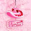 Xo, Fetti Cowgirl Hat Glass Ornament | Western Christmas Decor, Pink Pony, Rodeo Theme, Pinkmas Girly Holiday