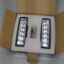 STDYSUN Led Fog Lights Driving Lights Bar 2Pcs 6Inch 30W Waterproof Offroad Driving Lights Auxiliary Work Lights Grille Lights Bar Fit for Motorcycle Truck Trator ATV UTV Golf Cart Boat Car (White)