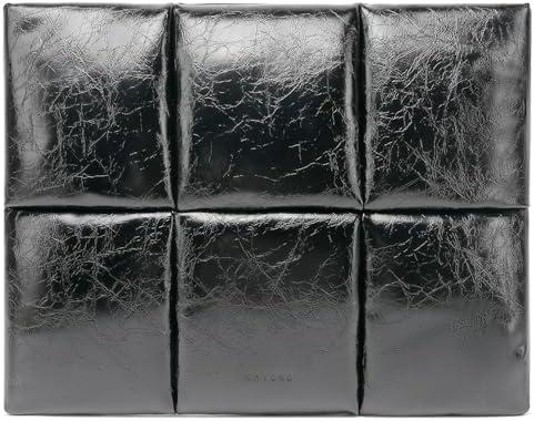 KAYOND 15-16 Inch Puffy Laptop Sleeve for MacBook Air 15 M4/M3/M2 2025-2023and MacBook Pro 16 in M4 2024,Black