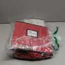 Sattiyrch Christmas Ornament Storage Box,4 Trays with Customizable Dividers,Canvas,Dust-Proof, Holds Up to 64 x 2.36 Ornaments, for Garage/Attic/Basement Storage (Red)