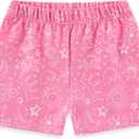 Disney Princess Frozen Minnie Mouse Girls Short Sleeve T-Shirt and French Terry Shorts Set for Toddlers to Big Kids, 6X