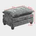 ERYE Ottoman for Cloud Sofa, 22.8"D x 37"W x 20.1"H