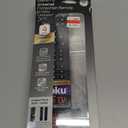 GE Universal Remote Control with Roku or Fire TV Streaming Remote Compartment, use with Samsung, Vizio, LG, Sony, Sharp, Apple TV, TCL, Smart TVs, Streaming Players, Blu-ray, DVD, 4-Device, 59046