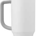 Owala Stainless Steel Triple Layer Insulated Travel Tumbler with Spill Resistant Lid, Straw, and Carry Handle, BPA Free, 40 oz, Gray (Iced Tea) (40 Ounces (Pack of 1))