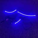 HIGH FLYING 2019-2025 for Toyota RAV4 Center Console Dashboard LED Light Strip with On+Off Switch 3pcs Car Interior Accessories (Blue)