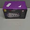 Kidde Hardwired Smoke & Carbon Monoxide Detector, 10-Year Battery Backup, Voice Alerts, Interconnectable LED Warning Light Indicators, 4 Pack 