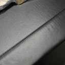 26.5 x 17.3 Inch Leather Desk Pad with Side Rails Mat, Black