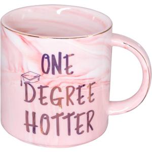 Graduation Gifts for Women Her Daughter Sister Bestie - Cute One Degree Hotter Mug - Funny Birthday Christmas Gits for College Master Phd 2026