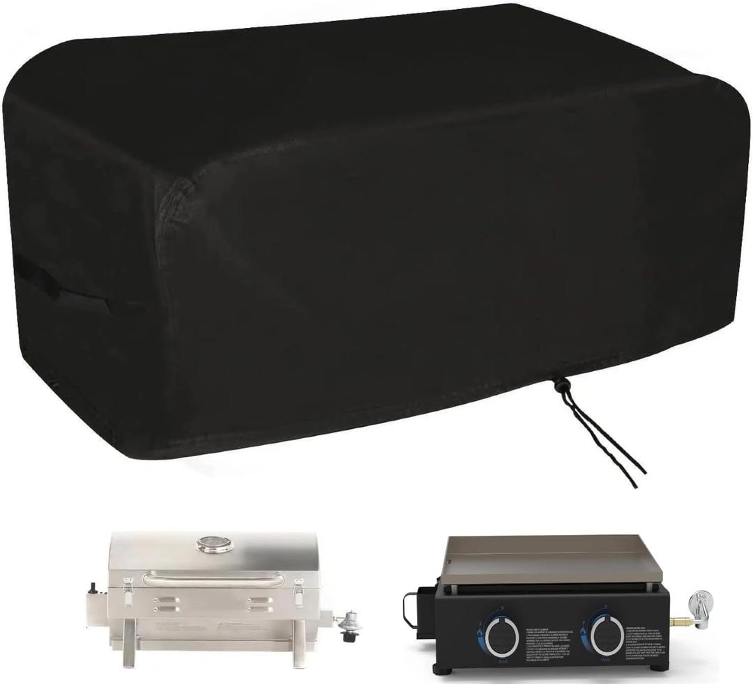 29 Inch Tabletop Portable Grill Cover for 2-3 Burner Mini Propane Grill | 29x18.5x11.8,Waterproof Dustproof Heavy Duty Oxford Fabric,for Pitboss 10960,for Masterbuilt MB2003081 Table Top Grill