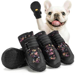 Dog Shoes for Medium Dogs, Large Dog Boots for Winter Snow, Hot Pavement, Dog Booties & Paw Protectors Size 5 (#5(2.36" inner width) for 40-58 lbs)