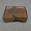 NURADA Flickering Flameless Candles: Built-in Star String Lights Acrylic 3D Wick Battery Operated LED Pillar Candles with Remote and Timer for Romantic Mood Home Decoration - 3 Pack Pure White (4''5''6")