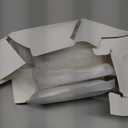 3.4Gal Dog Water Fountain for Large Dogs, 13L Stainless Steel Large Pet Fountain with Deeper & Wider Drinking Area, Automatic Dog Water Bowl Dispenser with Water Window & LED (Filters) (6 Filters Set, White)