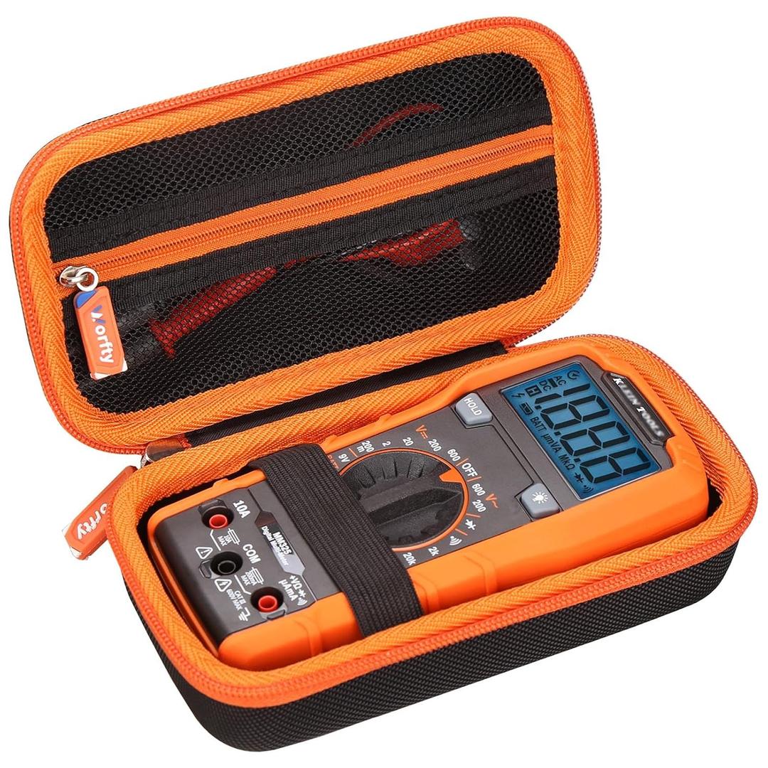 Hard Multimeter Case for Klein MM325/MM420/MM400/MM300/Fluke 117/Fluke 115, Portable Bag for ET140/80023P (Case Only)
