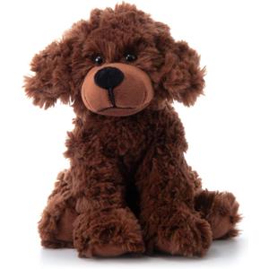 The Petting Zoo Scruffy Dog Stuffed Animal, Gifts for Kids, Chocolate Brown Dog Plush Toy 10 Inches The Petting Zoo Scruffy Dog Stuffed Animal, Gifts for Kids, Chocolate Brown Dog Plush Toy 10 Inches