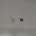 Amerock | Cabinet Knob | Polished Nickel | 1-3/16 inch (30 mm) Diameter | Highland Ridge | 1 Pack | Drawer Knob | Cabinet Hardware