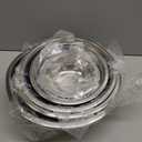 COOK WITH COLOR Stainless Steel Mixing Bowls Set - Nesting Bowls, 6 Pieces, Silver
